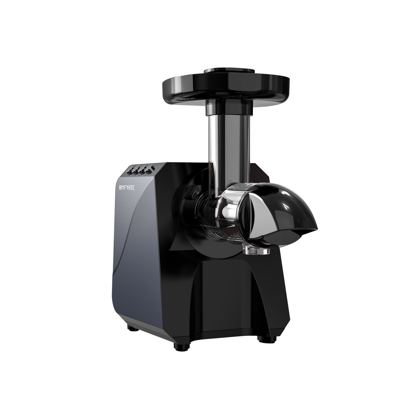 AIYFYHTE 2-in-1 Slow Juicer Machines Coffee Grinder - Meteorite Gray