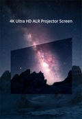 100-Inch ALR Projector Screen – Ambient Light Rejecting, Crystal Clear Daytime Viewing