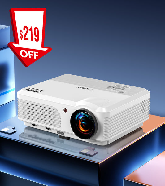 【SAVE US$219】WiFi Bluetooth Home Projector HD 1080P Native Outdoor Movie Projectors HD LED Projector 1080P Home Theater Android Youtube