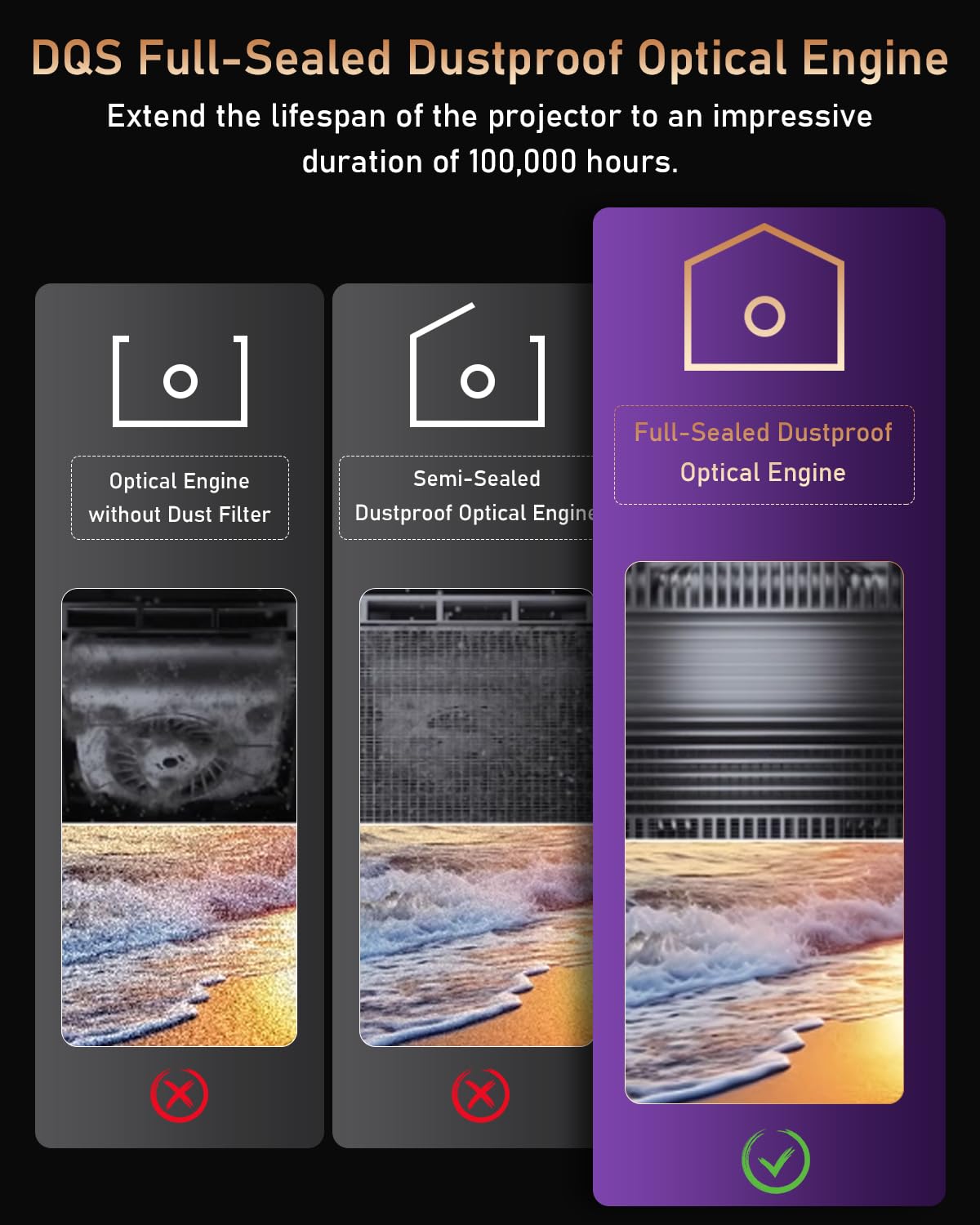 CAIWEI A9T Karaoke Daytime Projector 1600 ANSI 4K Smart Daylight Projector with ToF+CMOS Laser Autofocus, 1.2 Short Throw, HDMI ARC, Android TV Dual Mircophone NFC for Bright Room Home Theater Business