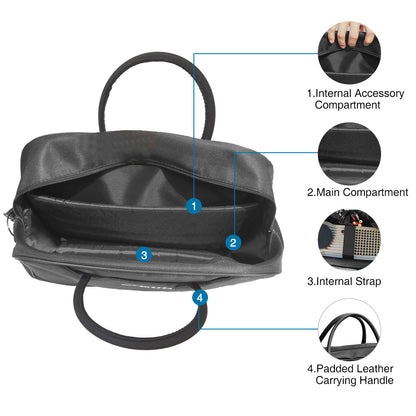 EUG Universal Projector Bag Carrying Case Big Storage for LCD/DLP Projectors Laptops